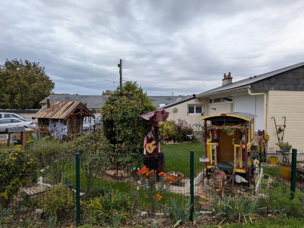 Maison décorée pour Halloween