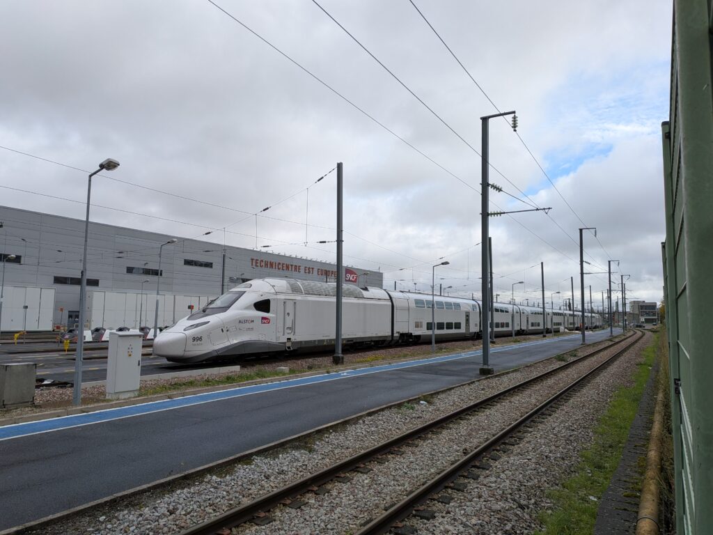Le TGV M au Technicentre Est Europe
